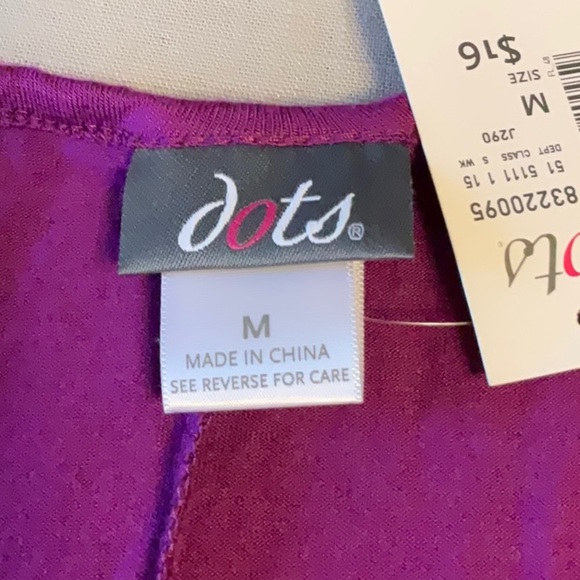 Dots Vibrant Purple Mini Dress - Picture 6 of 8